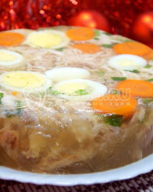 Заливное из курицы
