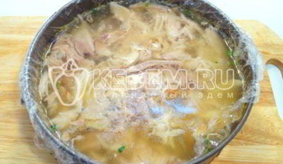 заливное из курицы