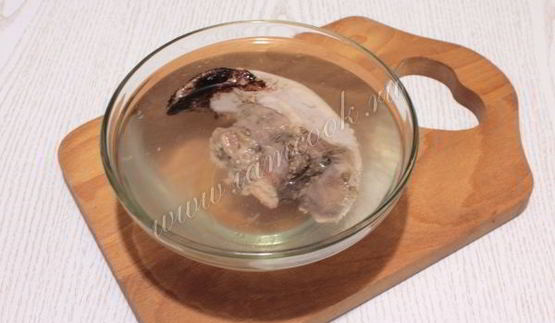 заливное из языка