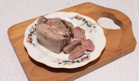 заливное из языка