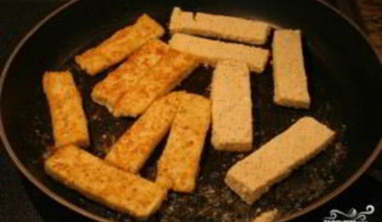 жареный сыр тофу