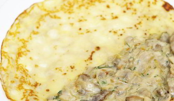 блинная улитка с грибным жюльеном