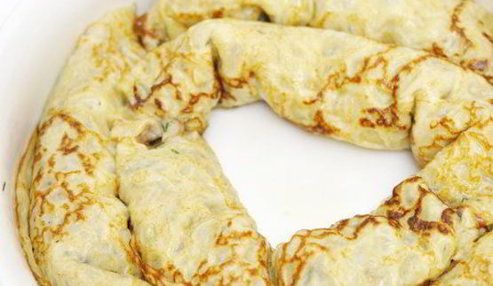 блинная улитка с грибным жюльеном