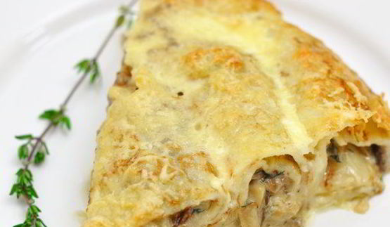 блинная улитка с грибным жюльеном