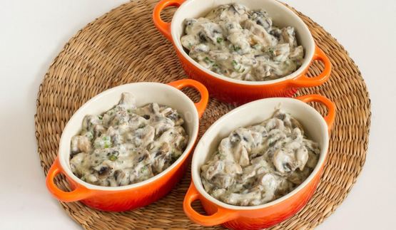 грибной жульен из шампиньонов