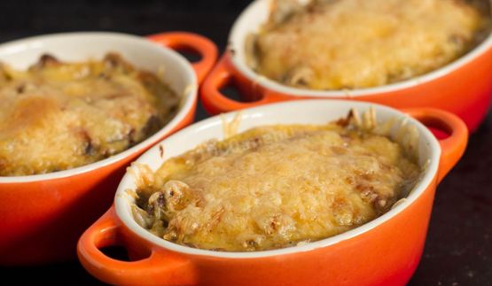 грибной жульен из шампиньонов