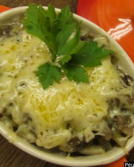 Рецепт грибного жульена со сливками