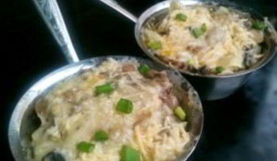 грибной жульен со сметаной