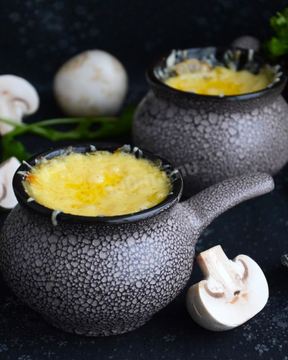 Классический жульен с грибами