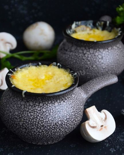 Рецепт классического жульена с грибами