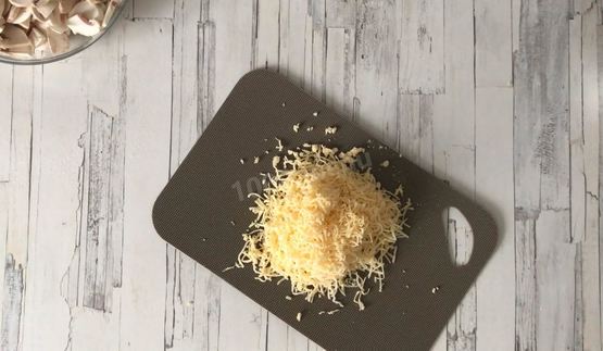 классический жульен с грибами