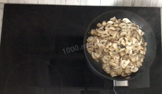 классический жульен с грибами