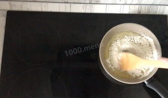 классический жульен с грибами