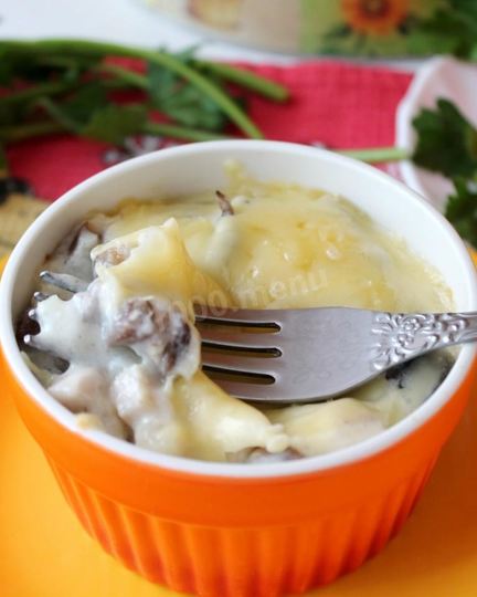 Рецепт классического жульена с курицей