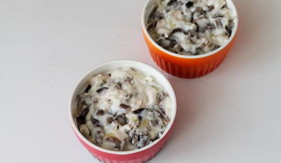 классический жульен с курицей