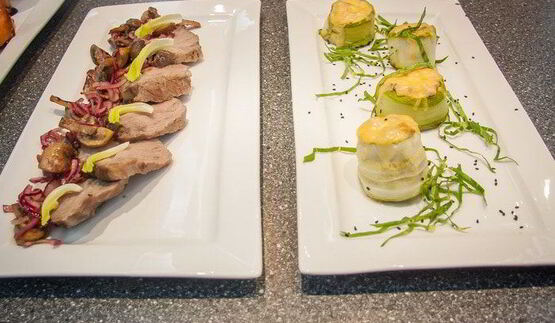 рулетики из цукини с жульеном