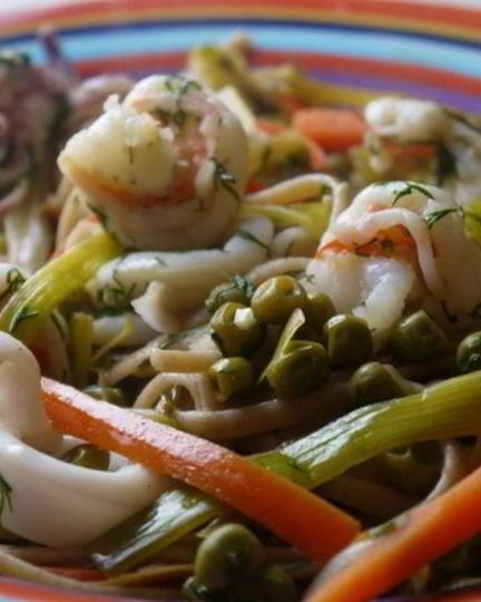 Рецепт жульена из морского коктейля