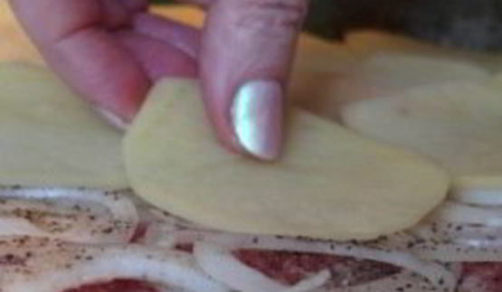 жульен с фаршем