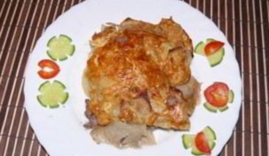 жульен с фаршем