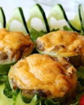 Жульен с кабачками