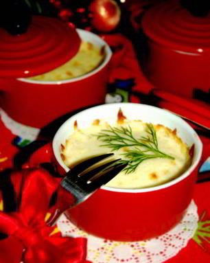 Жульен с кальмарами