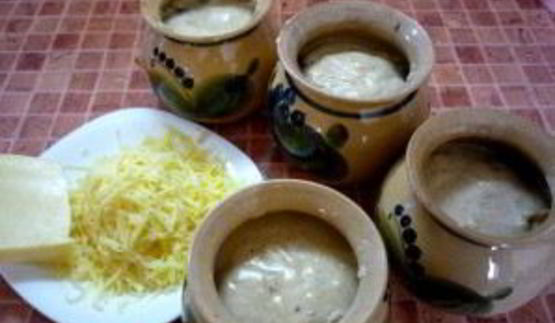 жульен с картошкой и грибами