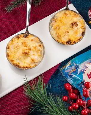 Жульен с морскими гребешками