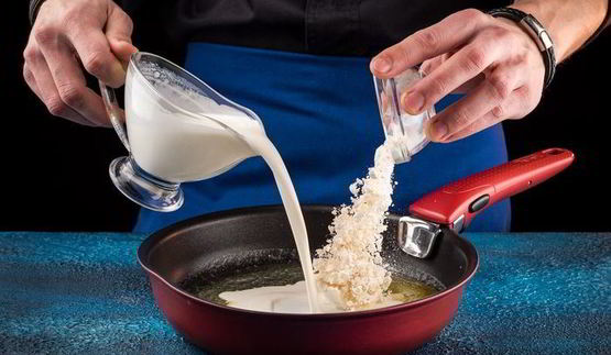 жульен с морскими гребешками