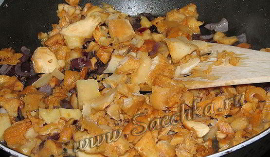 жульен со свининой