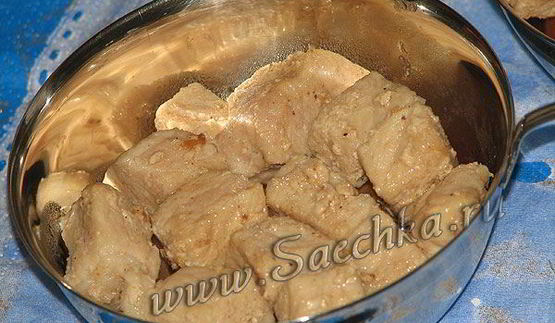 жульен со свининой