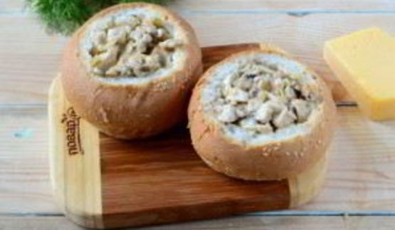 жульен в булочках