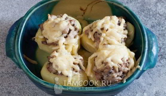 жульен в картофеле