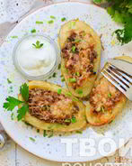 Жульен в картошке