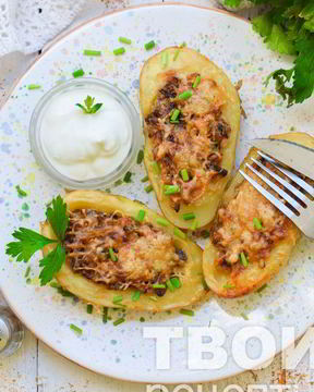 Жульен в картошке