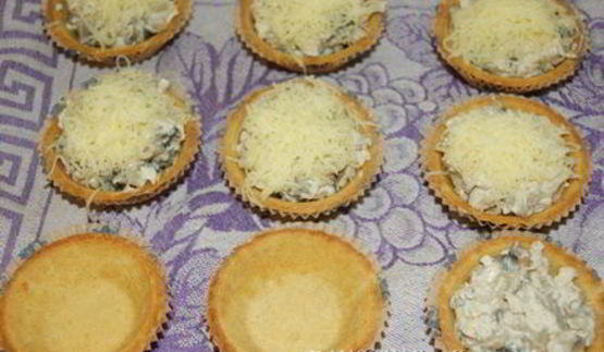 жульен в тарталетках