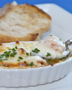 Жюльен из красной рыбы