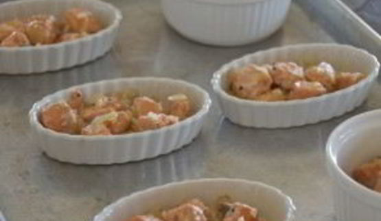 жюльен из красной рыбы