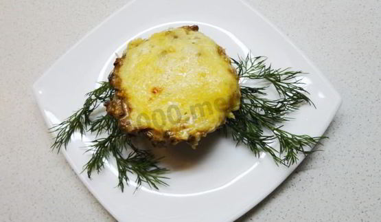 жюльен оригинальный в мясных корзиночках