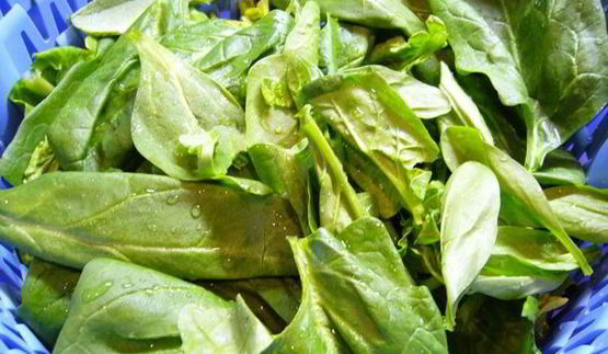 жюльен с грибами и шпинатом