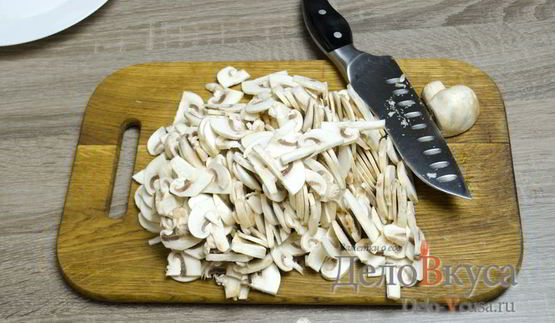 жюльен с грибами