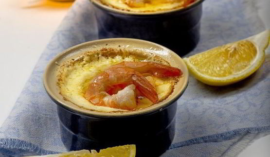 жюльен с креветками