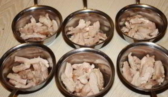 жюльен с курицей и шампиньонами