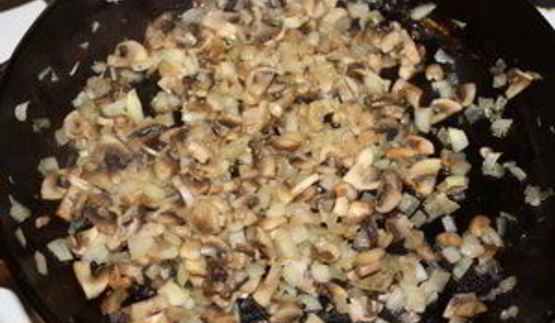 жюльен с курицей и шампиньонами