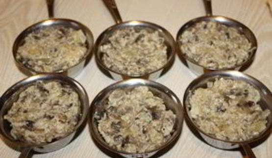 жюльен с курицей и шампиньонами