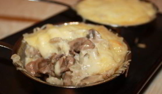 жюльен с почками