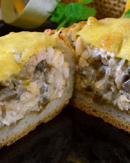 Рецепт жюльена в булочке