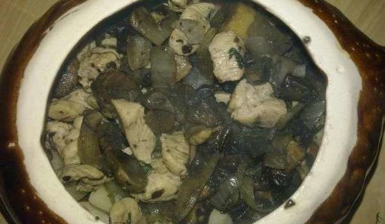 жюльен в горшочке