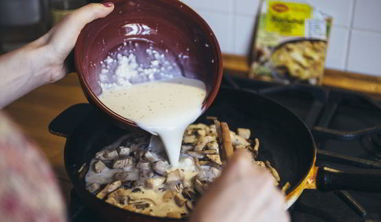 жюльен в хрустящей булочке