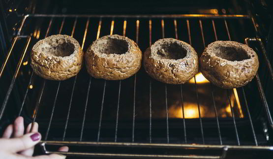 жюльен в хрустящей булочке